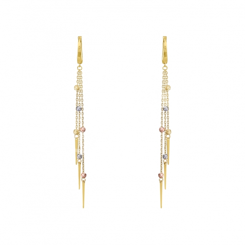 14K-18K-21K-22K Gold Earring